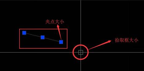 CAD怎么調整十字光標、拾取框、夾點等的大小