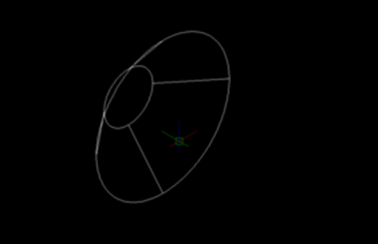 CAD三維設(shè)計(jì)中用旋轉(zhuǎn)命令畫(huà)圓臺(tái)