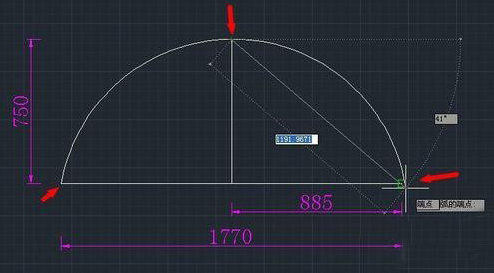 固定弧在CAD中怎么繪制？